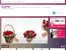 Tablet Screenshot of flamingocicekcilik.com
